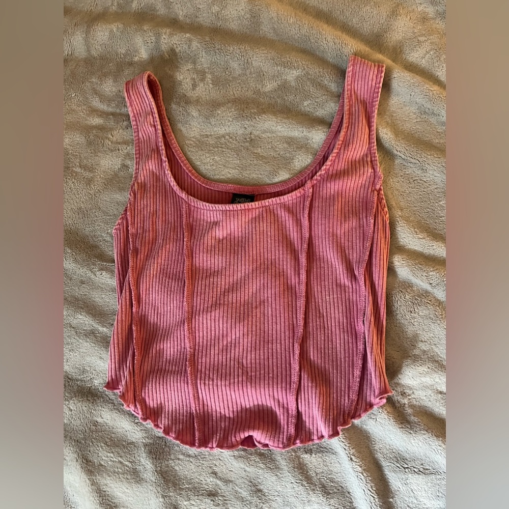 Cropped Ribbed Top